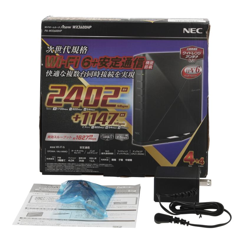 NEC 日本電気 /無線LANルーター/PA-WX3600HP//3601474474830G4/Bランク/82