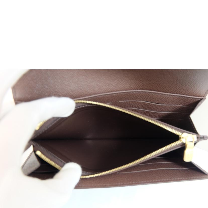 LV ルイヴィトン/ポルトフォイユ・サラ/ダミエ/エベヌ/N63209//RFI*/SAランク/71