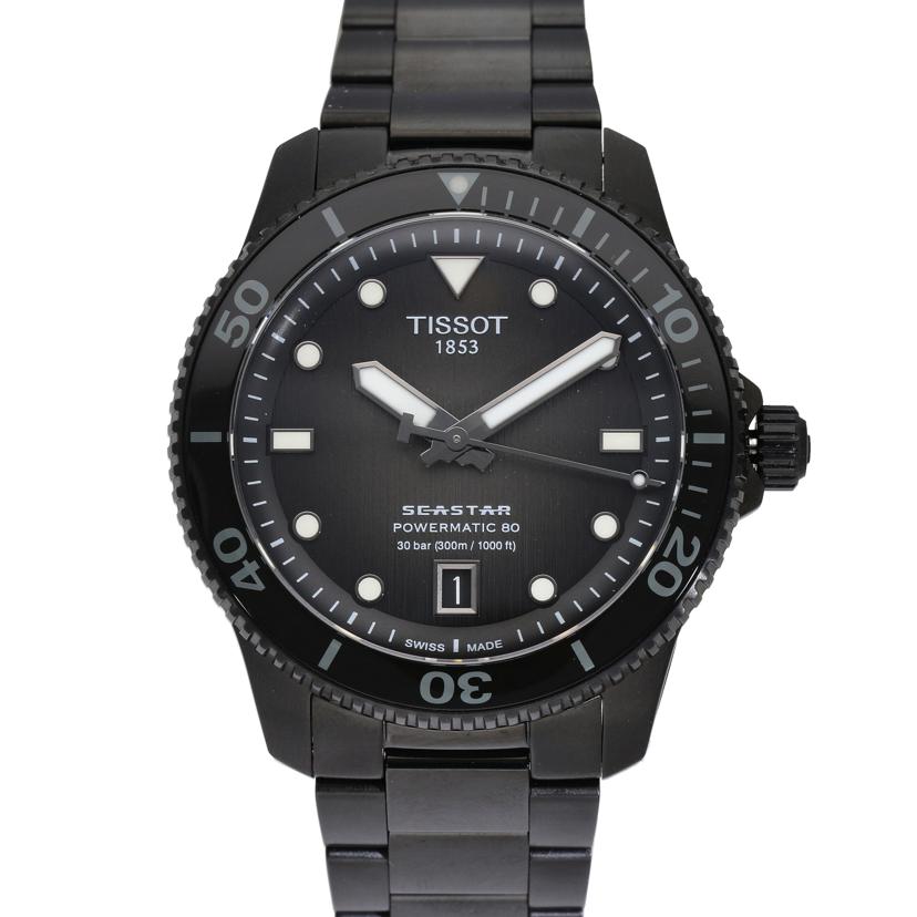 TISSOT ティソ/SEA STAR1000 パワーマティック80自動巻/T120.807.33.051.00//Aランク/89