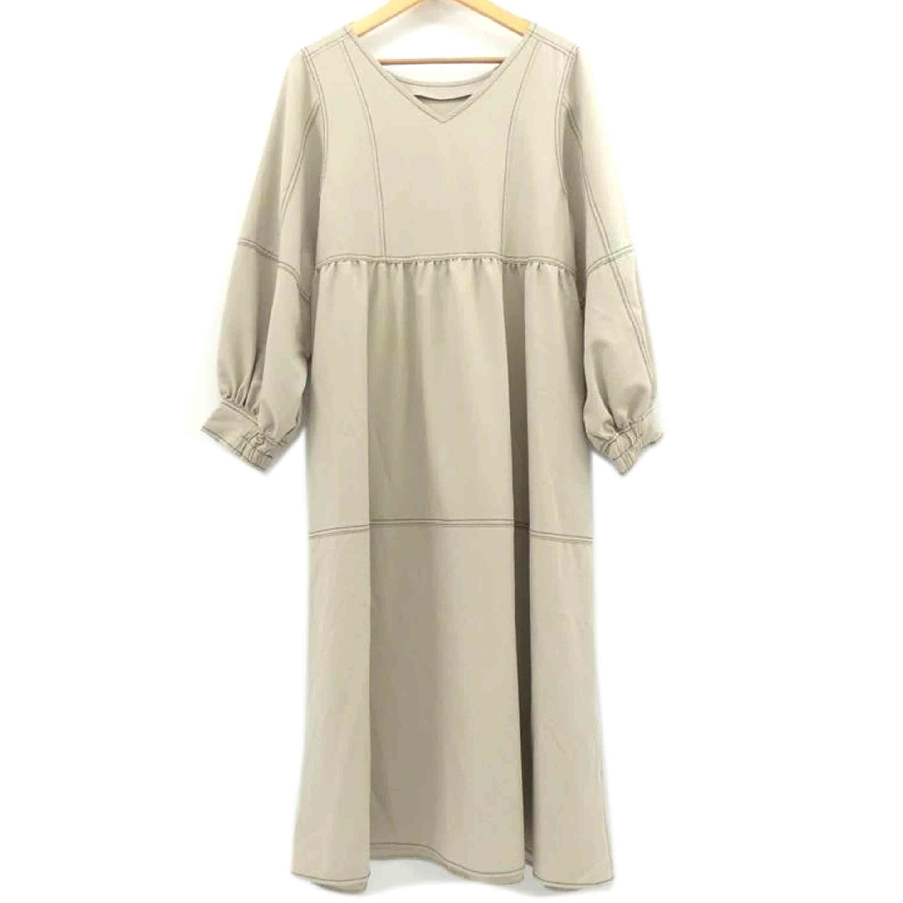 UN dix cors アンディーコール/ステッチワンピース / 1022309A0005//Aランク/77