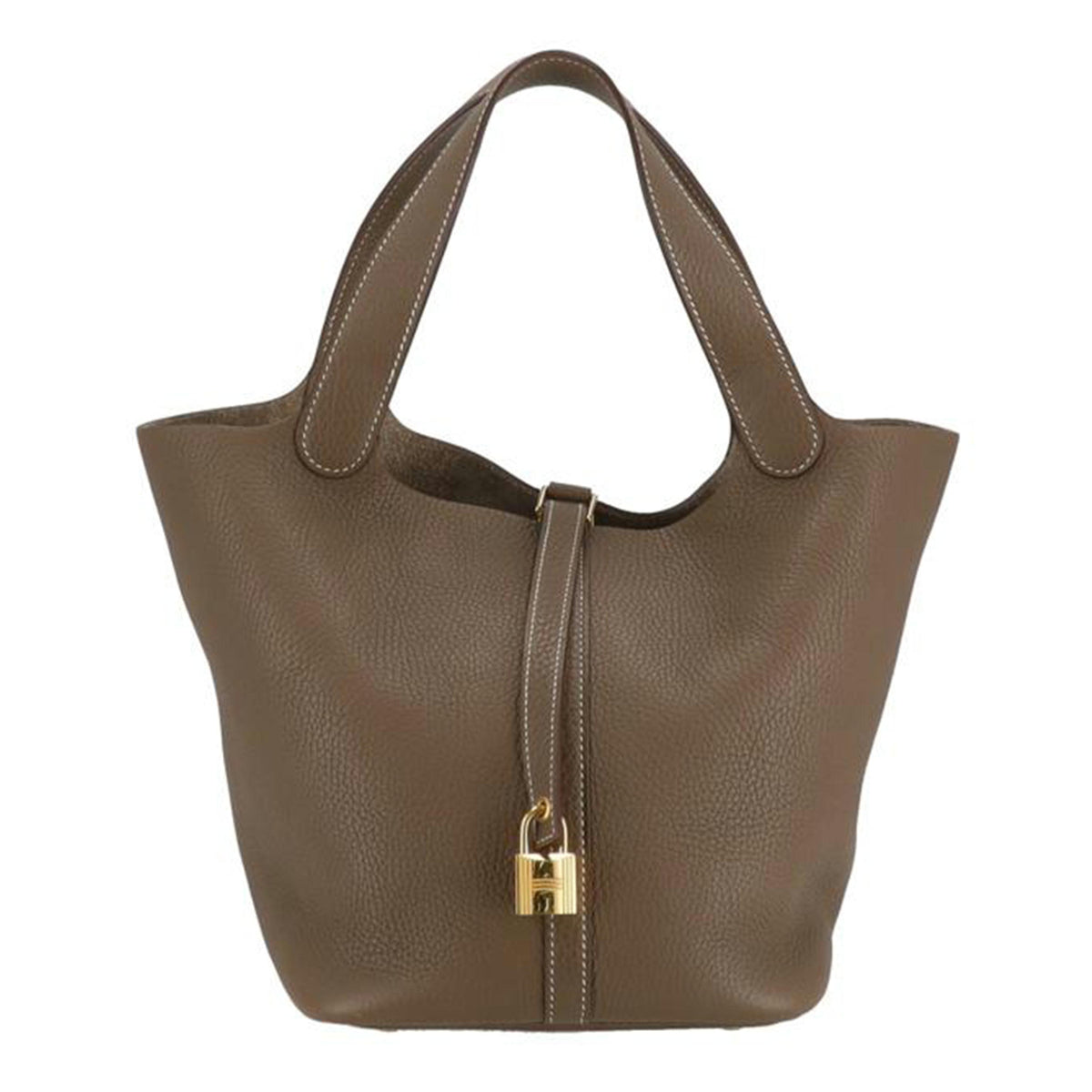 HERMES エルメス/ピコタンロックMM /G金具/エトゥープ//C刻/***/Aランク/75