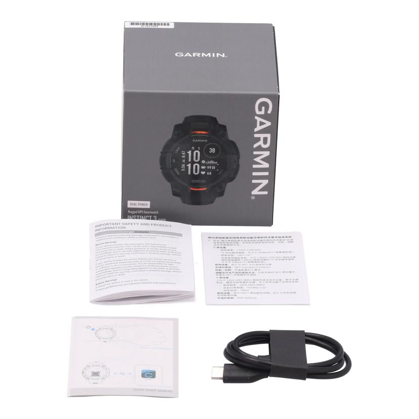 GARMIN ガーミン /GPSウォッチ/Instinct 3 Dual Power 45mm/010-02934-30//8LV041680/Bランク/85