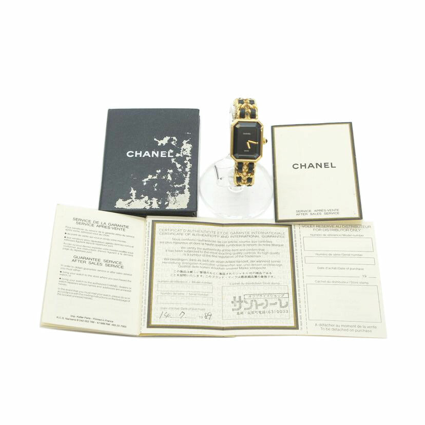 CHANEL シャネル/プルミエールM/レディース/クオーツ/H0001//U.M******/Aランク/01