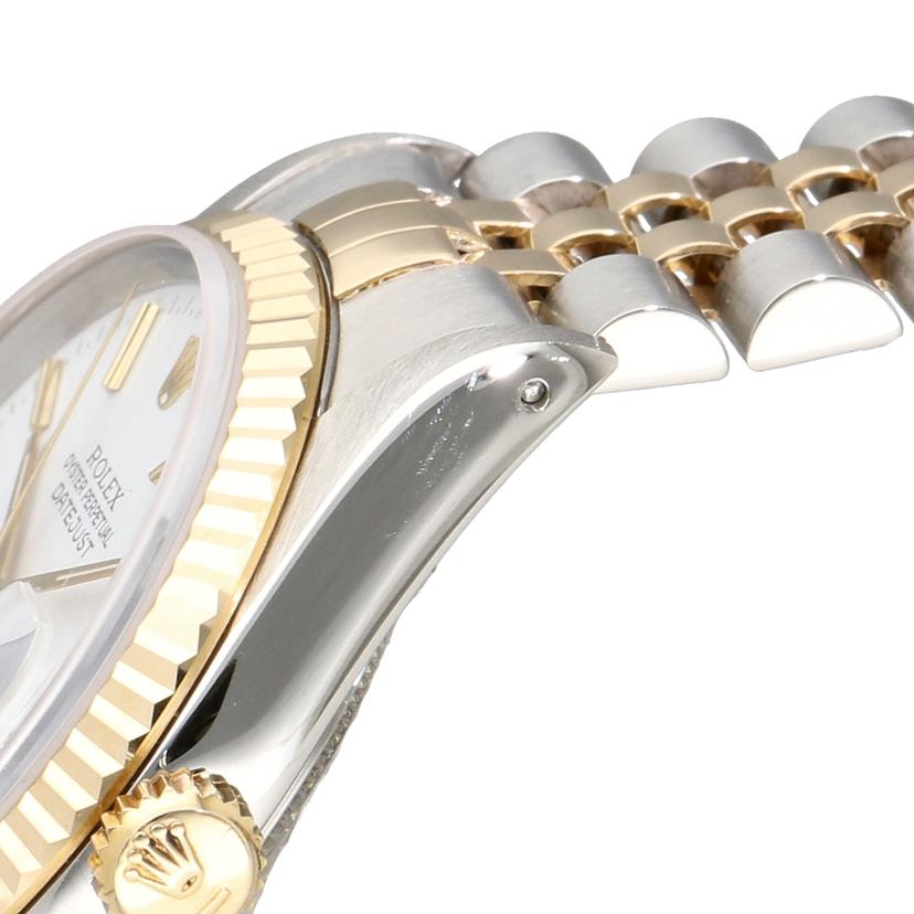 ROLEX ロレックス/デイトジャスト・ホワイト/SS×YG/X番/16233//X71**********/Aランク/78