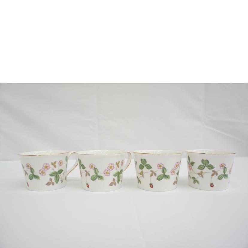 WEDGWOOD ウェッジウッド/ワイルドストロベリー カップ&ソーサー4客+プレートセット//SAランク/05