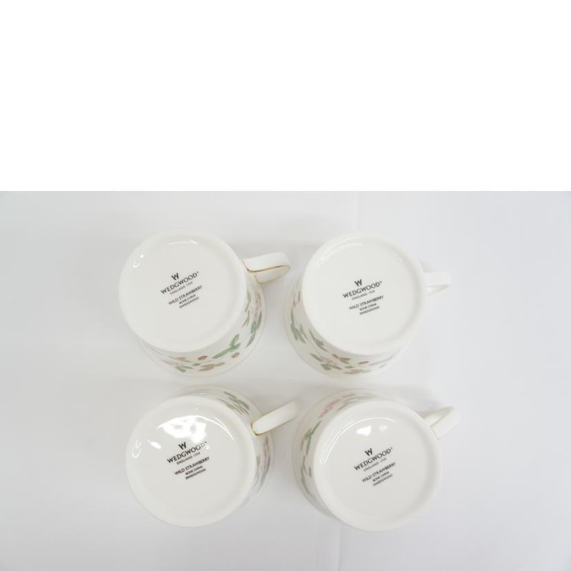 WEDGWOOD ウェッジウッド/ワイルドストロベリー カップ&ソーサー4客+プレートセット//SAランク/05