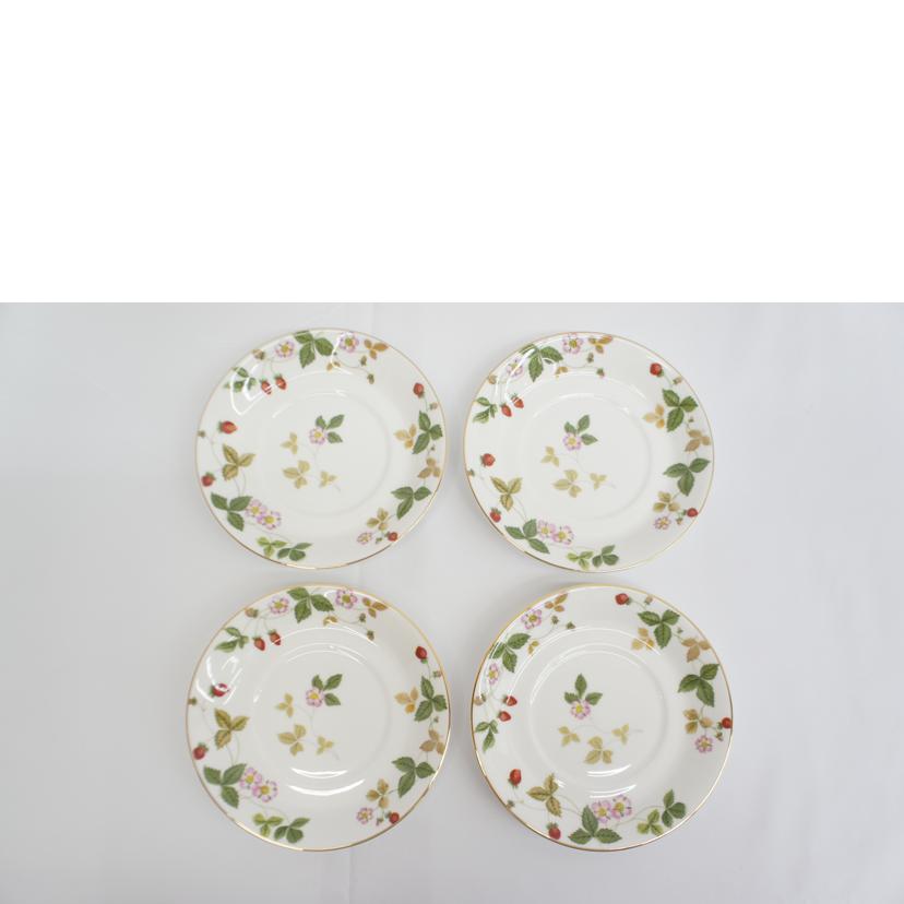 WEDGWOOD ウェッジウッド/ワイルドストロベリー カップ&ソーサー4客+プレートセット//SAランク/05
