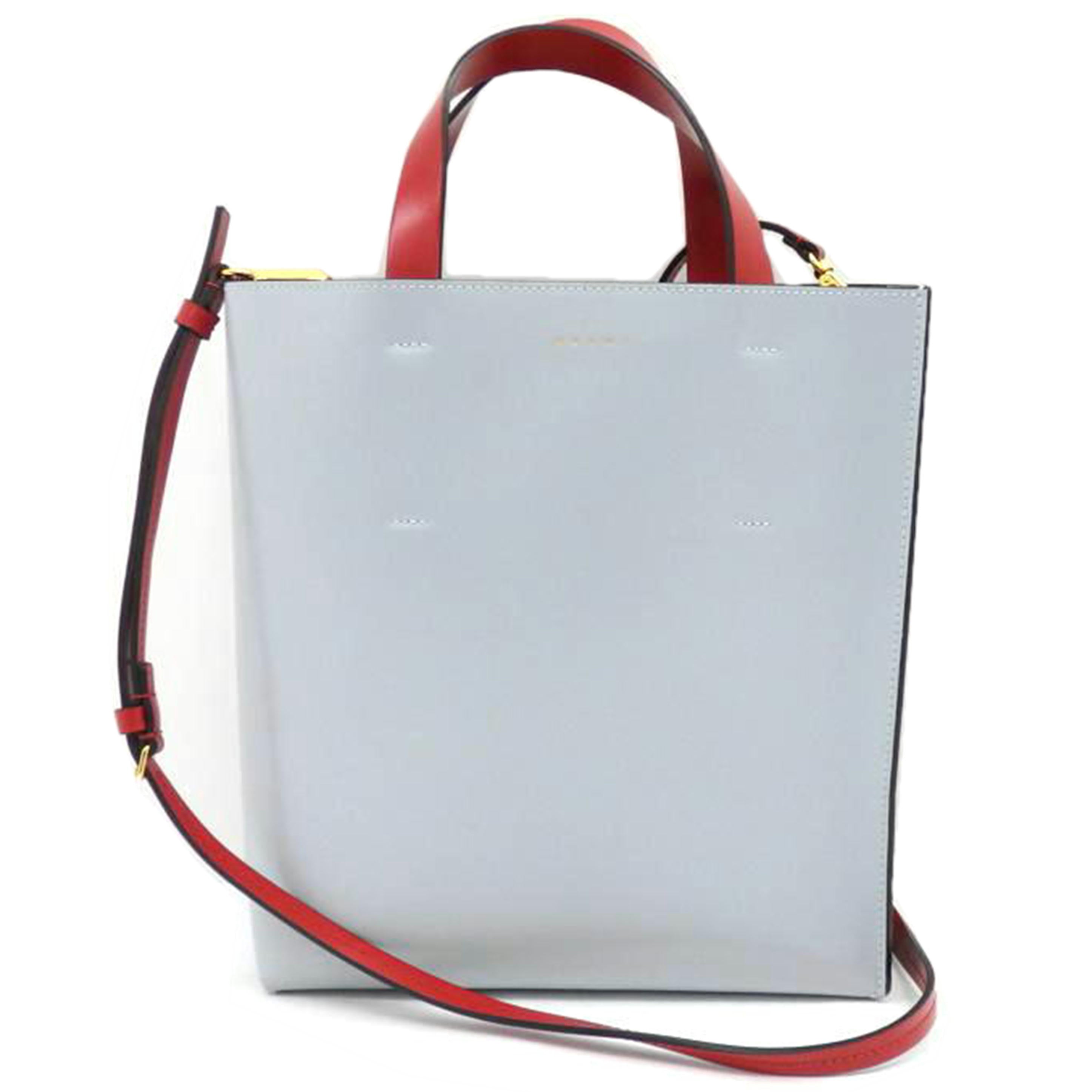 MARNI マルニ/ミュゼオ ボックスカーフ バイカラー2wayショルダートートバッグ//Aランク/77