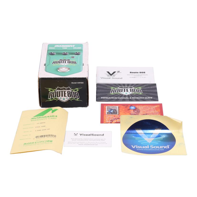 VISUAL SOUND ビジュアルサウンド/エフェクター/オーバードライブ/ROUTE808//V2RT80800186/Aランク/62