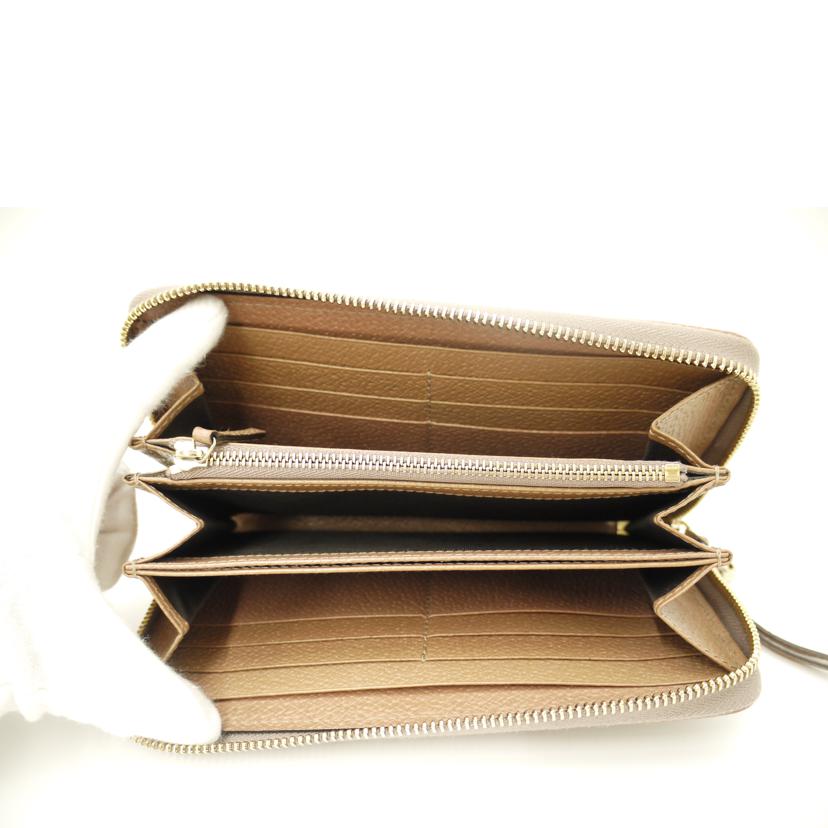 GUCCI/GGキャンバスラウンドファスナー長財布/ピンク/323397//214*/Aランク/69