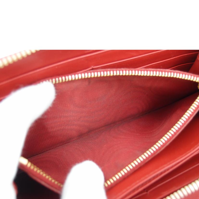 PRADA プラダ/キルティングラウンドファスナー長財布/レッド//42/ABランク/69