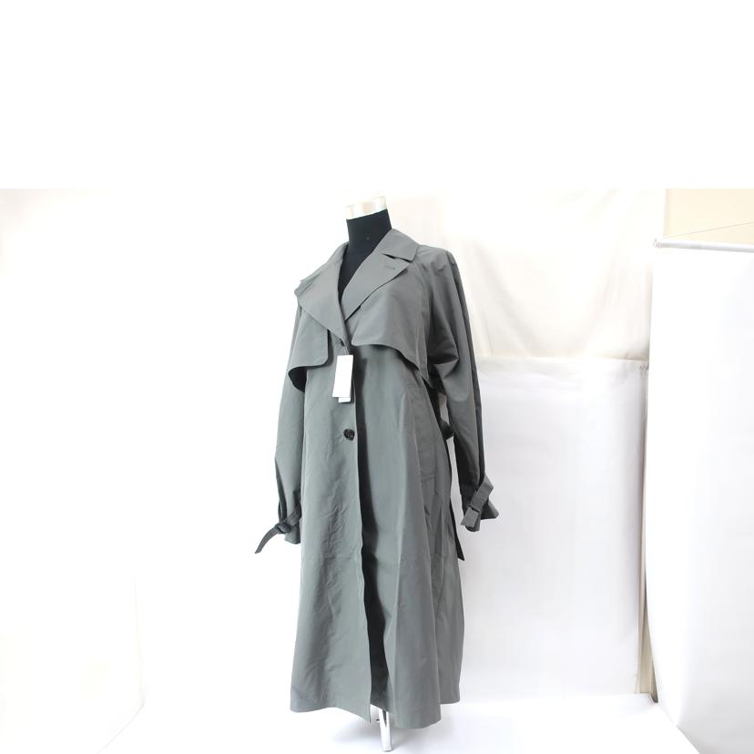 IENA イエナ/ポプリンシングルトレンチコート サイズ38 Mサイズ相当 グレー/23-020-900-0420-1-0//SAランク/65