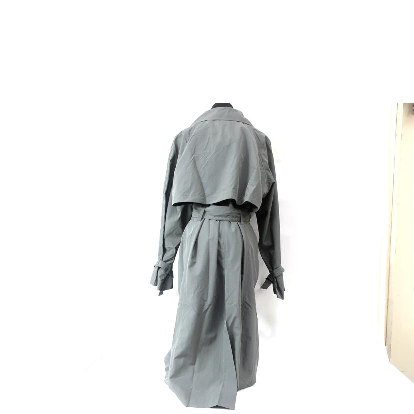 IENA イエナ/ポプリンシングルトレンチコート ロング丈 サイズ38 Mサイズ グレー/23-020-900-0420-1-0//SAランク/65