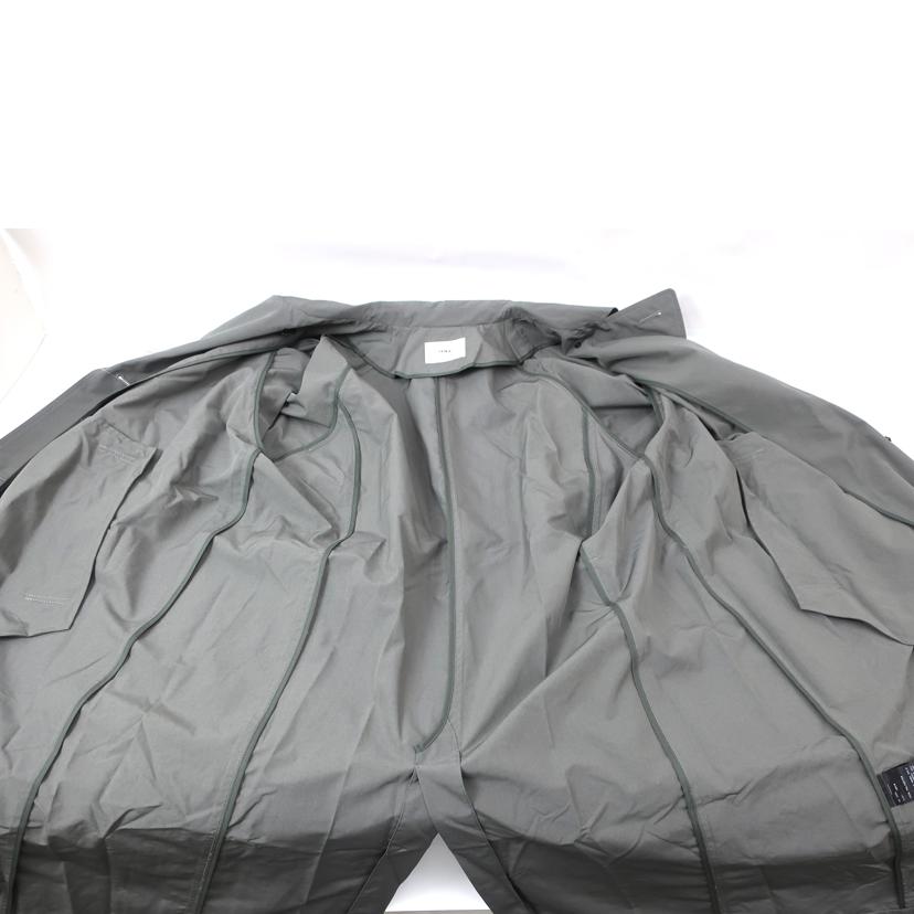 IENA イエナ/ポプリンシングルトレンチコート ロング丈 サイズ38 Mサイズ グレー/23-020-900-0420-1-0//SAランク/65