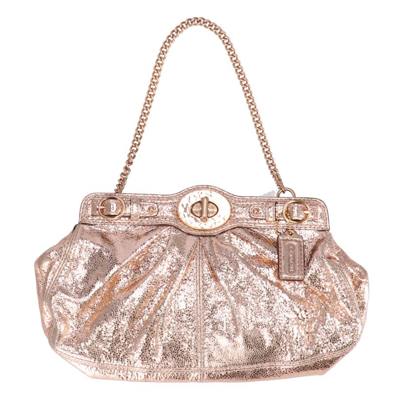 COACH コーチ/ガーネットテクスチャードメタリッククラッチ/14210//H09**/Bランク/06