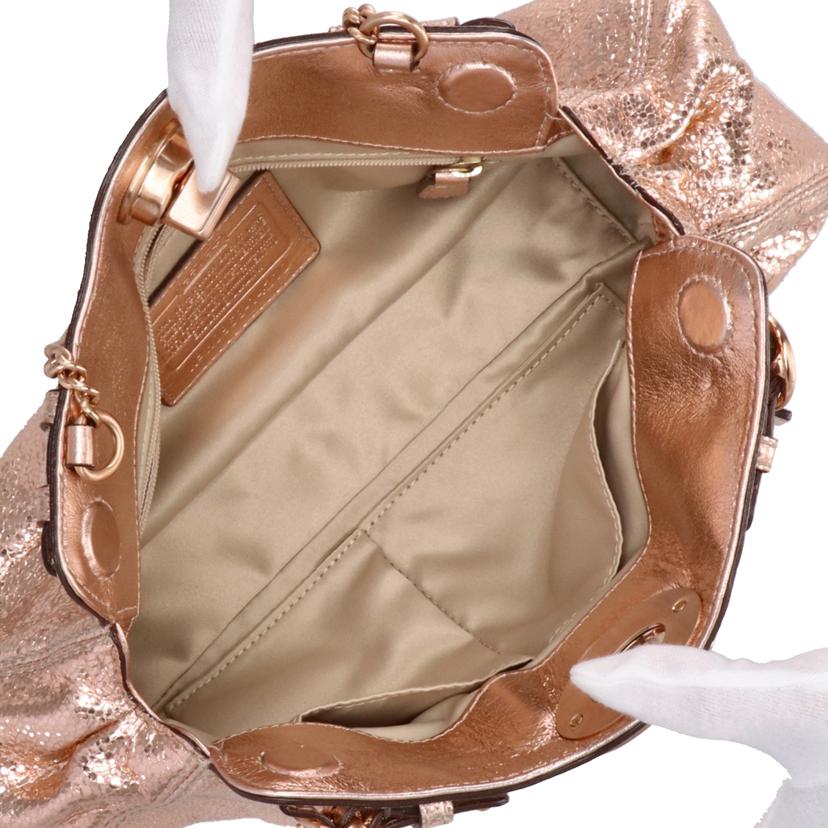 COACH コーチ/ガーネットテクスチャードメタリッククラッチ/14210//H09**/Bランク/06