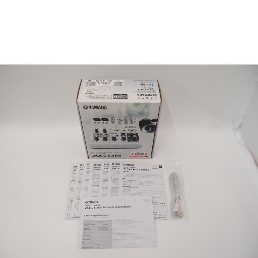 YAMAHA ヤマハ/ウェブキャスティングミキサー/AG06//YCXN01174/Aランク/69
