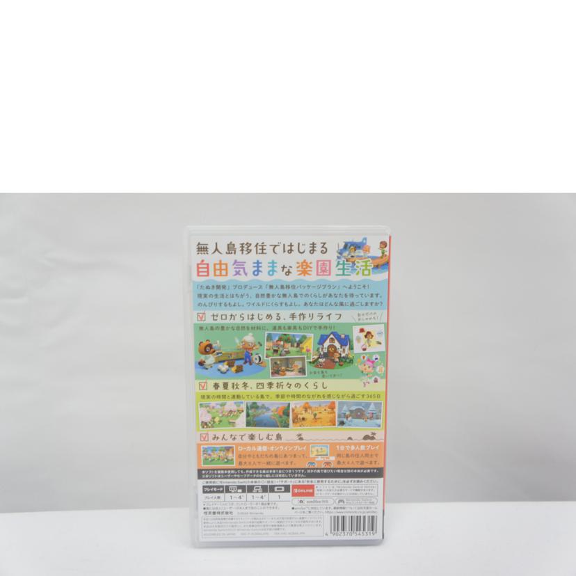 Nintendo 任天堂/あつまれ どうぶつの森/SWITCH//Aランク/05