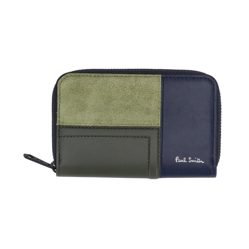 PaulSmith ポールスミス/オフセットチェック カード&コインケース/843759 P731//ABランク/09