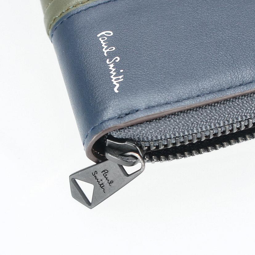 PaulSmith ポールスミス/オフセットチェック カード&コインケース/843759 P731//ABランク/09