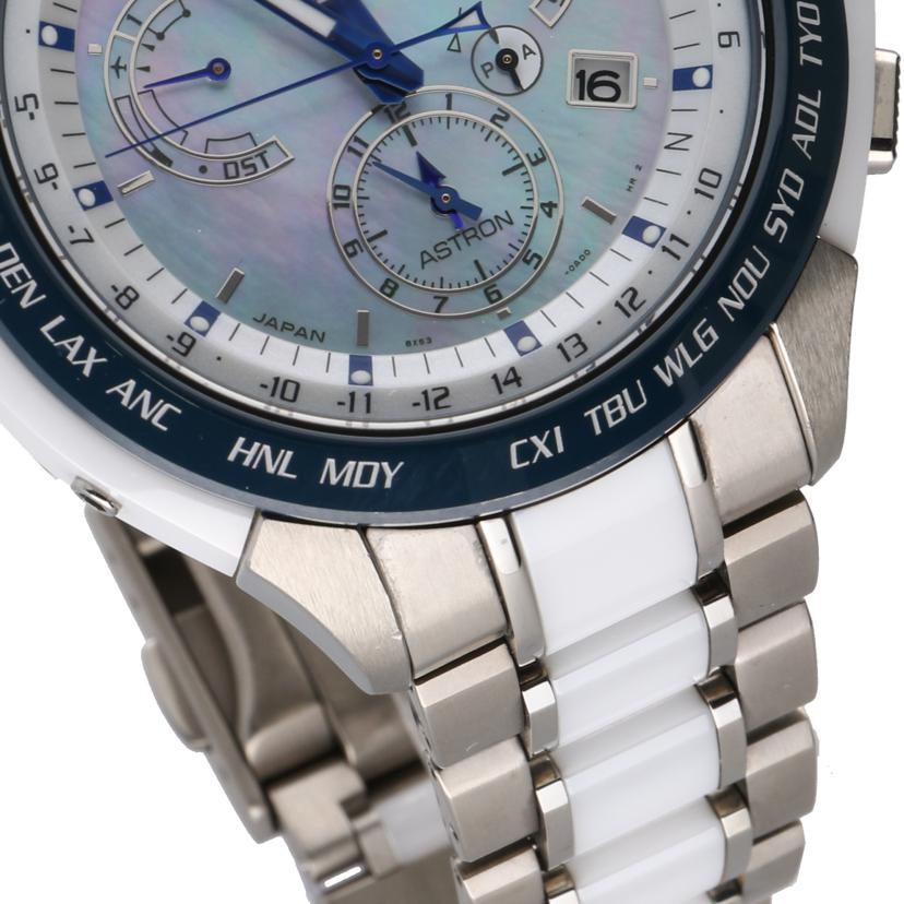 SEIKO セイコー/アストロン2015限定/チタン×セラミック/シェル文字盤/8X53-0AA0-2//184******/ABランク/75