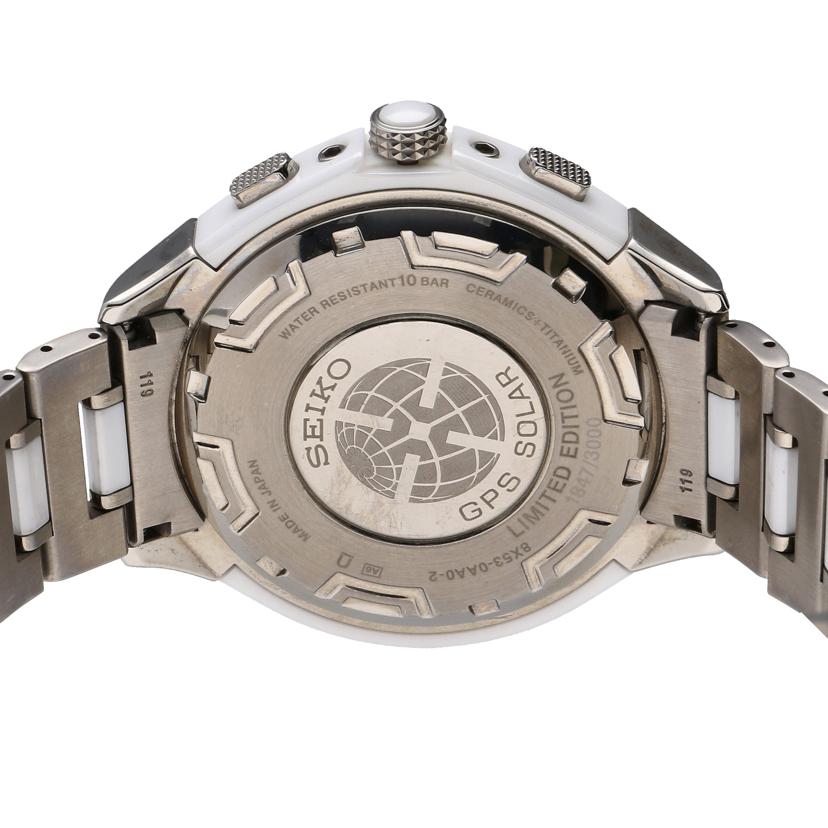 SEIKO セイコー/アストロン2015限定/チタン×セラミック/シェル文字盤/8X53-0AA0-2//184******/ABランク/75