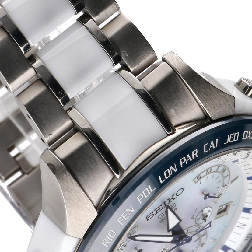 SEIKO セイコー/アストロン2015限定/チタン×セラミック/シェル文字盤/8X53-0AA0-2//184******/ABランク/75