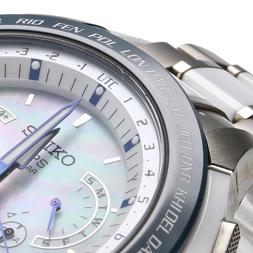 SEIKO セイコー/アストロン2015限定/チタン×セラミック/シェル文字盤/8X53-0AA0-2//184******/ABランク/75