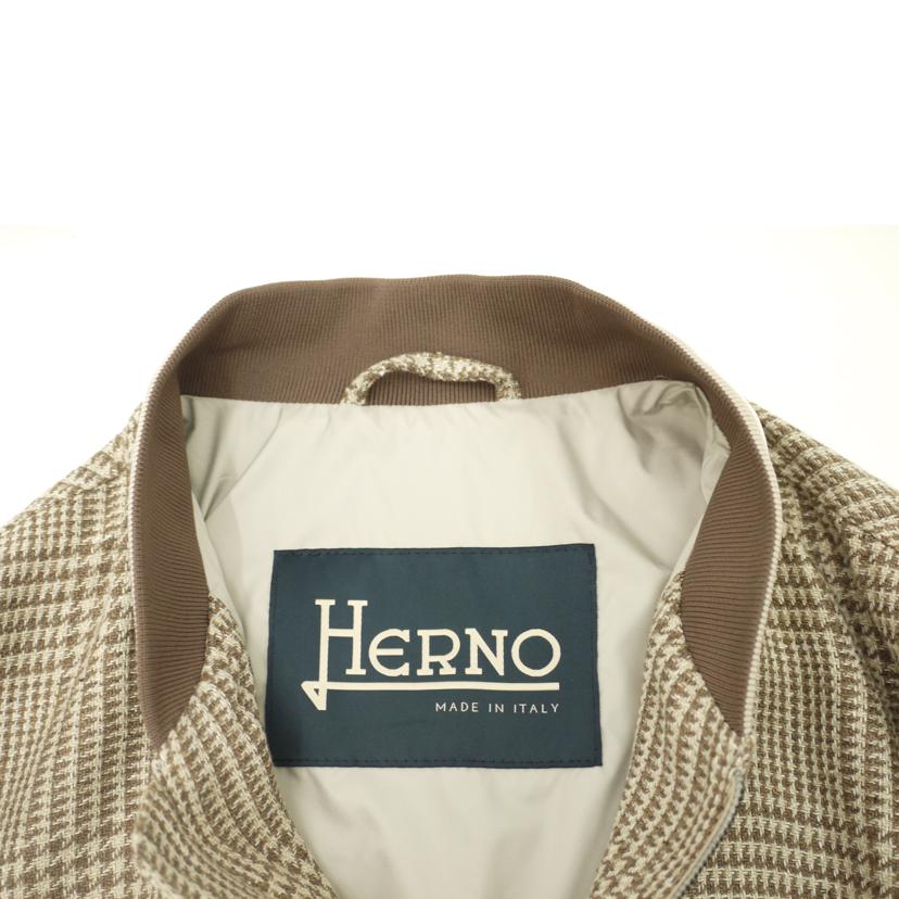HERNO ヘルノ/チェック柄ブルゾン//SAランク/69