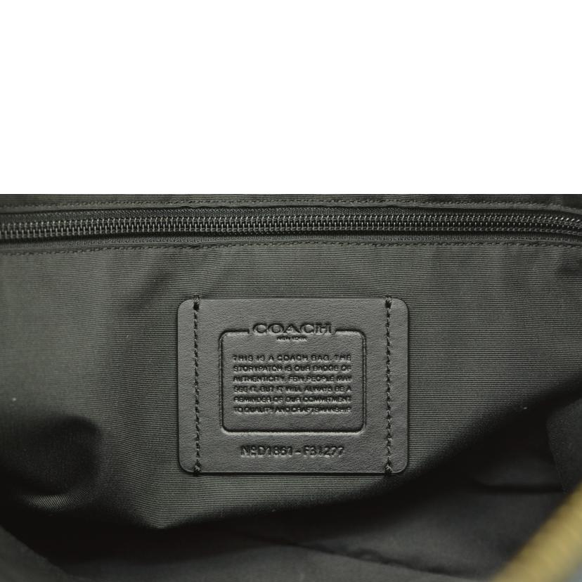 COACH コーチ/ナイロンキャンバスバッグ/ストラップ欠品/F31277//D18**/ABランク/75