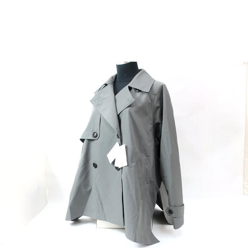 IENA イエナ/ポプリンオーバーショートコート ショート丈 サイズ38 Mサイズ グレー/23-020-900-0430-1-0//SAランク/65