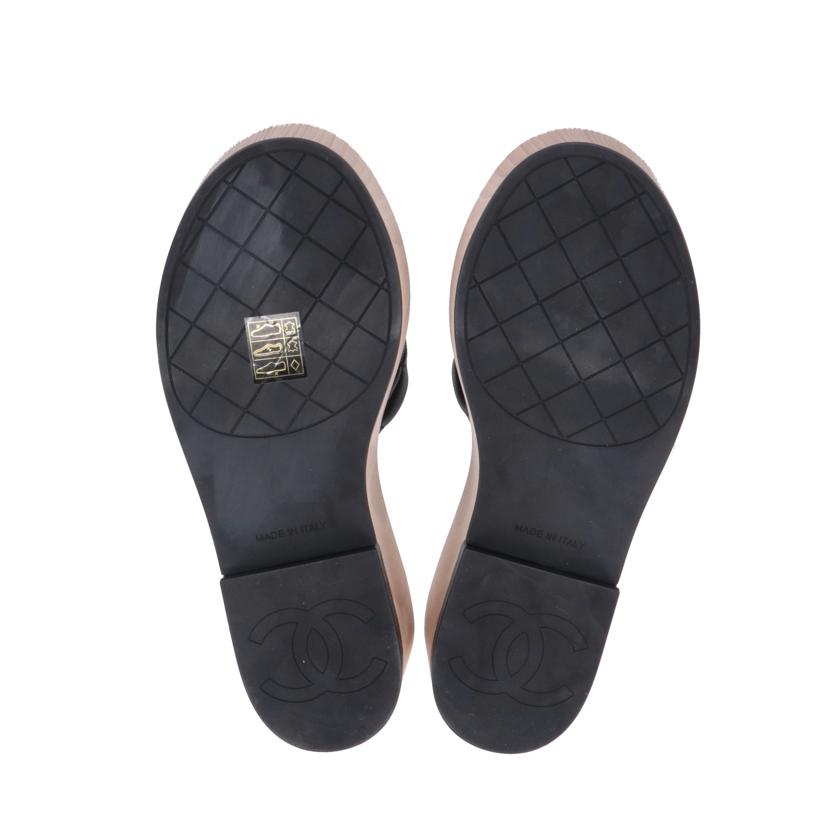 CHANEL/25 シャネル/ココマークマトラッセサンダル/#35//G38***/SAランク/75