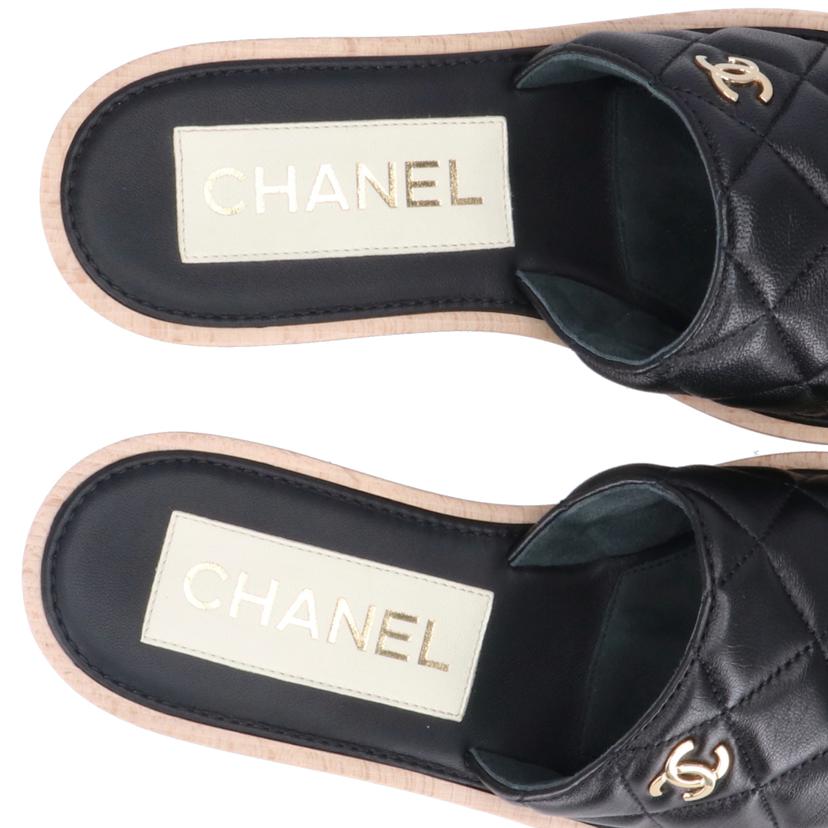 CHANEL/25 シャネル/ココマークマトラッセサンダル/#35//G38***/SAランク/75