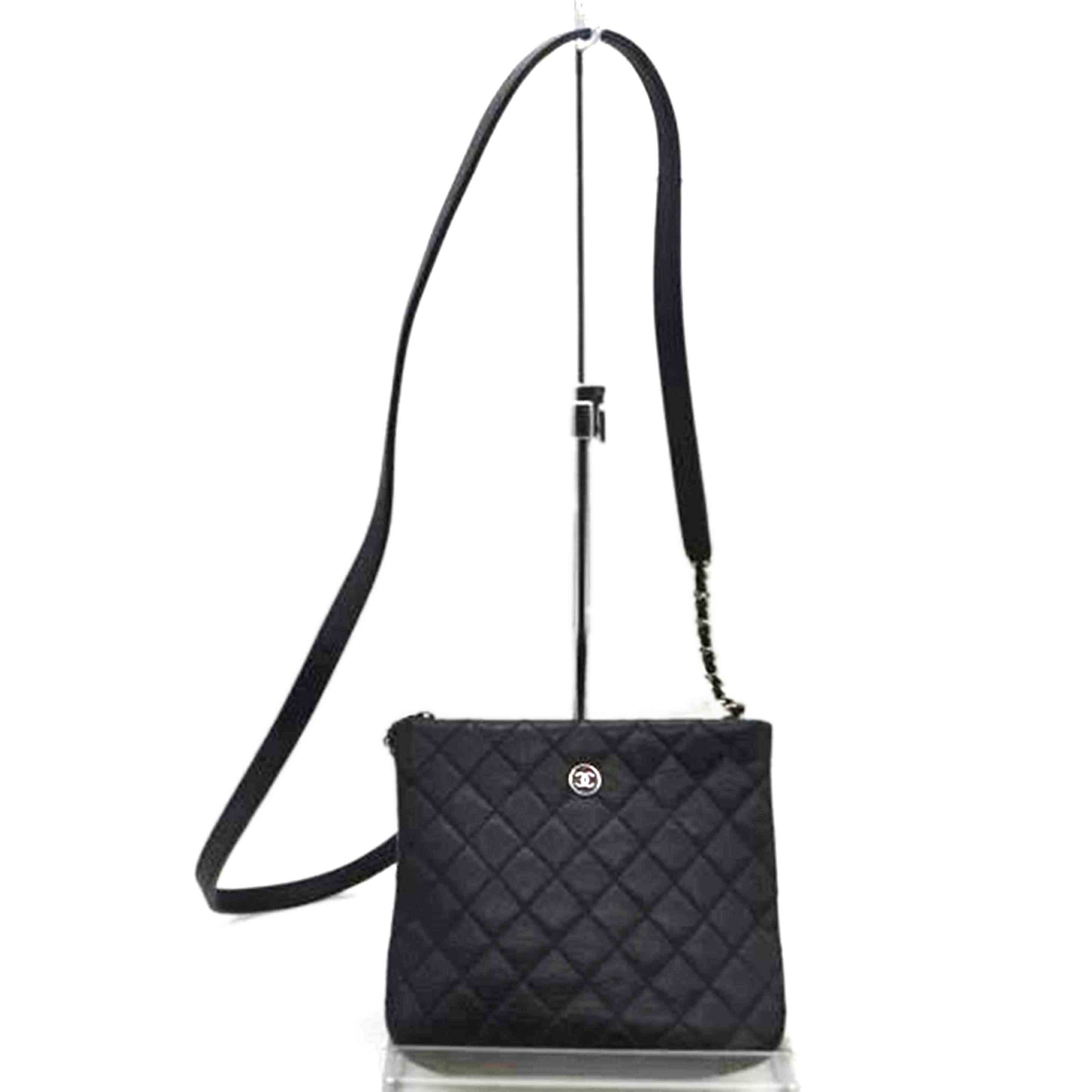 CHANEL シャネル/マトラッセココボタンユニフォームチェーンレザーショルダー//190*****/Aランク/89