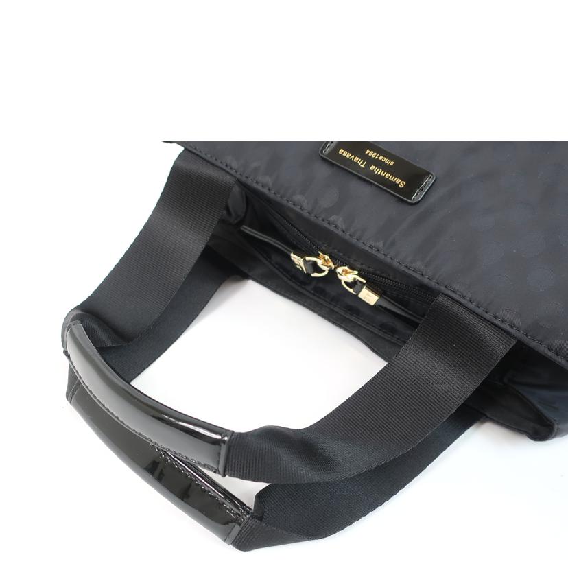 Samantha Thavasa サマンサタバサ/2WAYショルダーバッグ ブラック ドット柄 水玉//SAランク/65