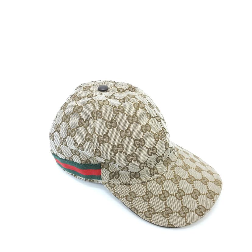 GUCCI グッチ/◇GGキャンバスベースボールキャップ/サイズXL60/200035//601***/Bランク/88