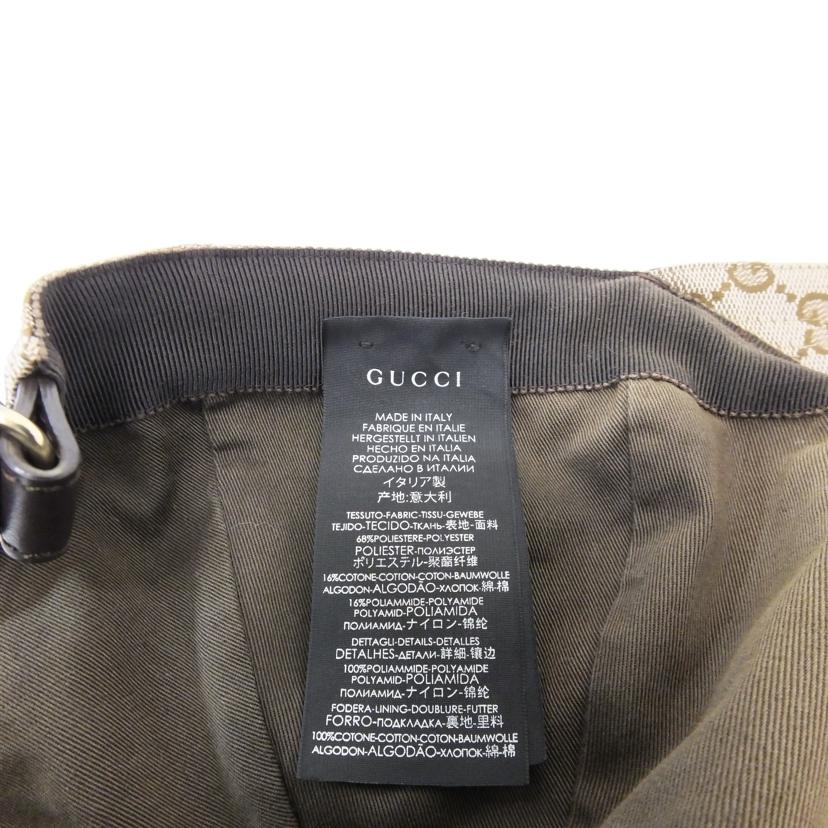 GUCCI グッチ/◇GGキャンバスベースボールキャップ/サイズXL60/200035//601***/Bランク/88
