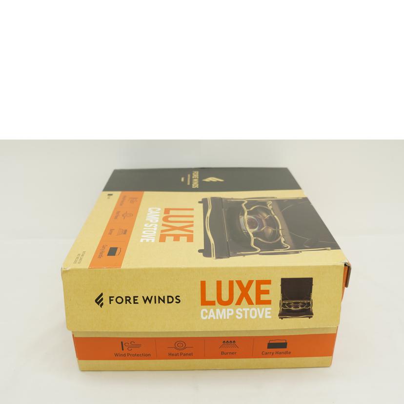 FOREWINDS フォアウィンズ/LUXEキャンプストーブ/FW-LS01-BK//SAランク/09