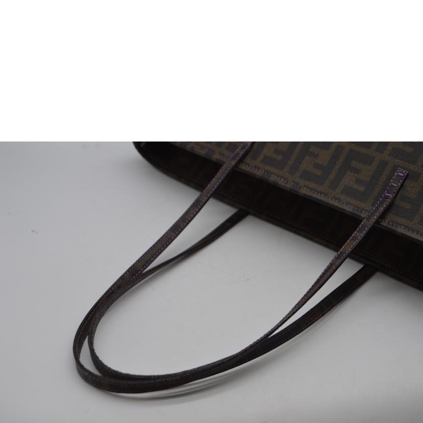 FENDI フェンディ/ズッカコーティングキャンバスレザートート/8BH198//UZD****/ABランク/89
