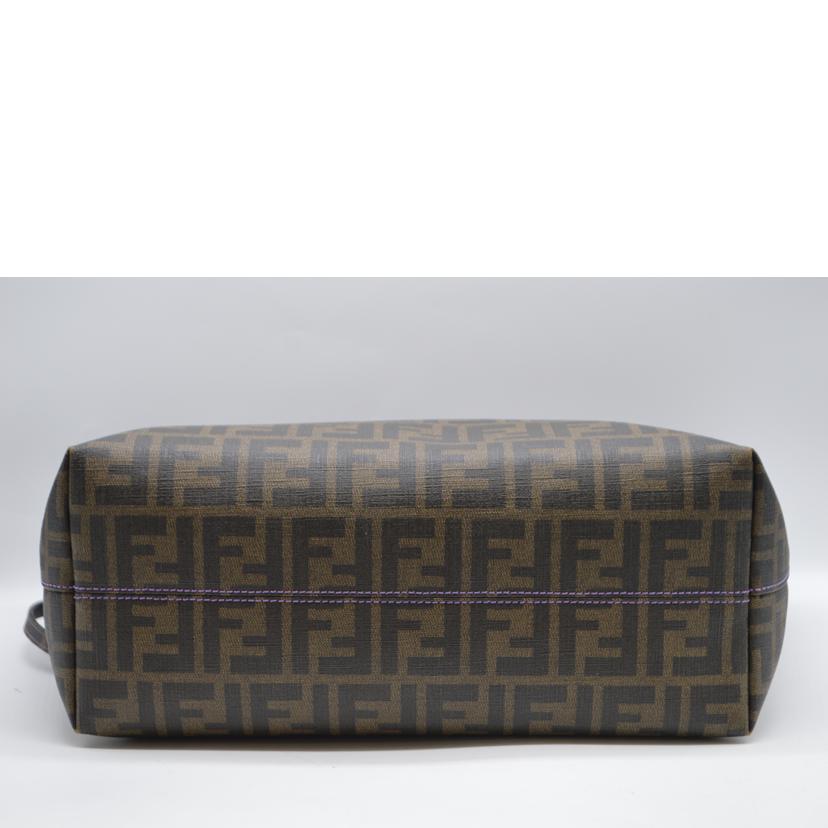 FENDI フェンディ/ズッカコーティングキャンバスレザートート/8BH198//UZD****/ABランク/89