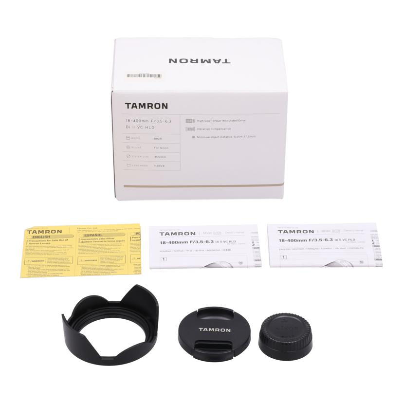 TAMRON Nikon タムロン/交換レンズ/18-400mm/18-400mm F3.5-6.3 Di II VC HLD//061813/Bランク/67