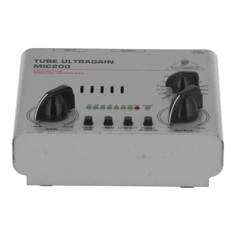 BEHRINGER ベリンガー /マイクプリアンプ/MIC200 TUBE ULTRAGAIN //N0317573243/Bランク/81