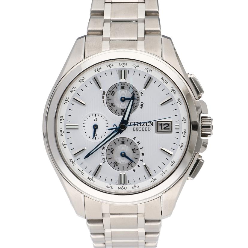 CITIZEN シチズン/EXCEED 電波ソーラー/H800-T020160//441******/Aランク/09