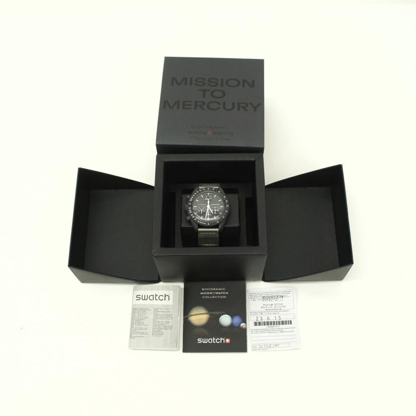 OMEGA×swatch オメガ×スウォッチ/ムーンスウォッチ/MISSION TO MERCURY/クオーツ/SO33A100//Aランク/24