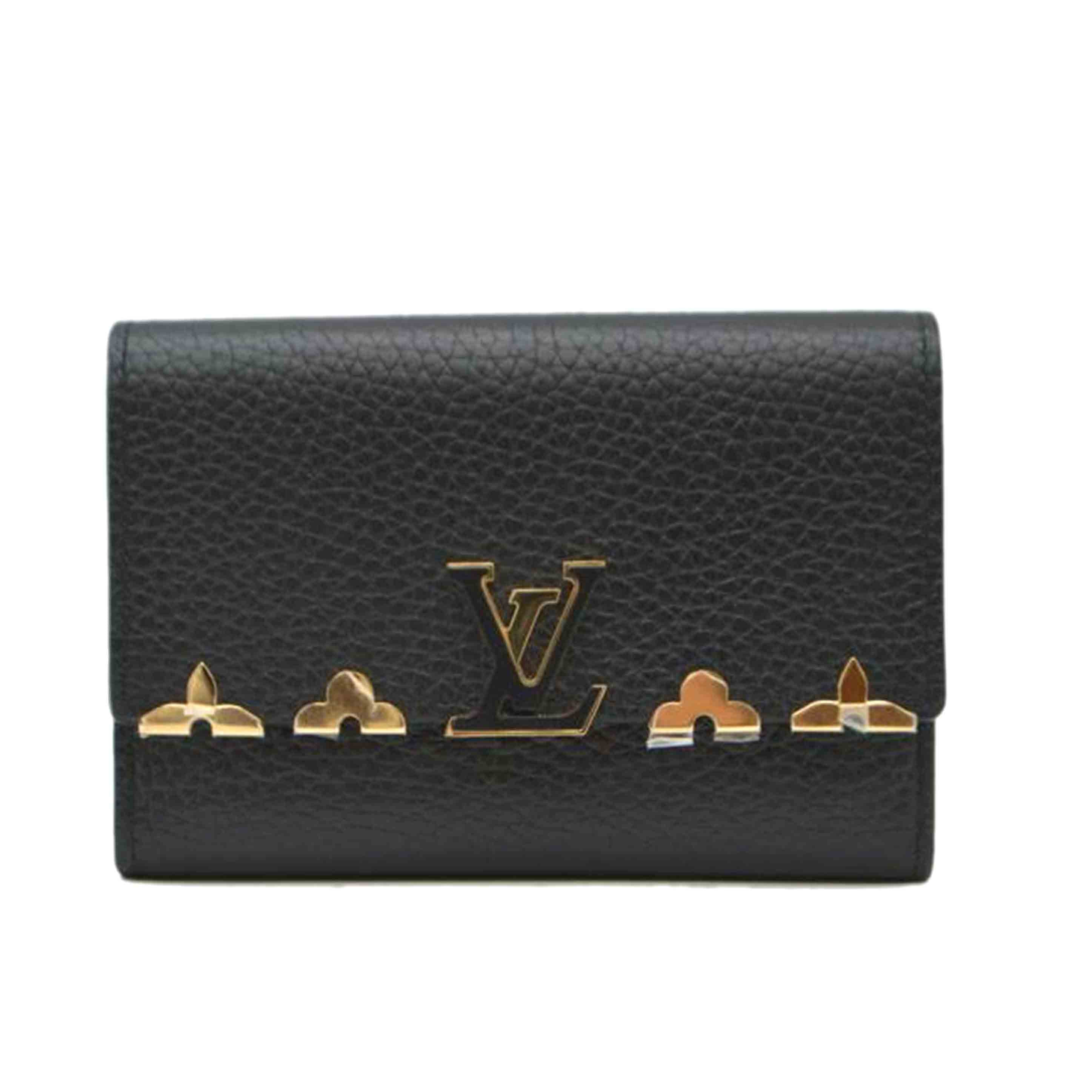 LOUIS VUITTON ルイヴィトン/ポルトフォイユ・カプシーヌコンパクト/トリヨンレザー/ノワール/M82764//RFI****/SAランク/89