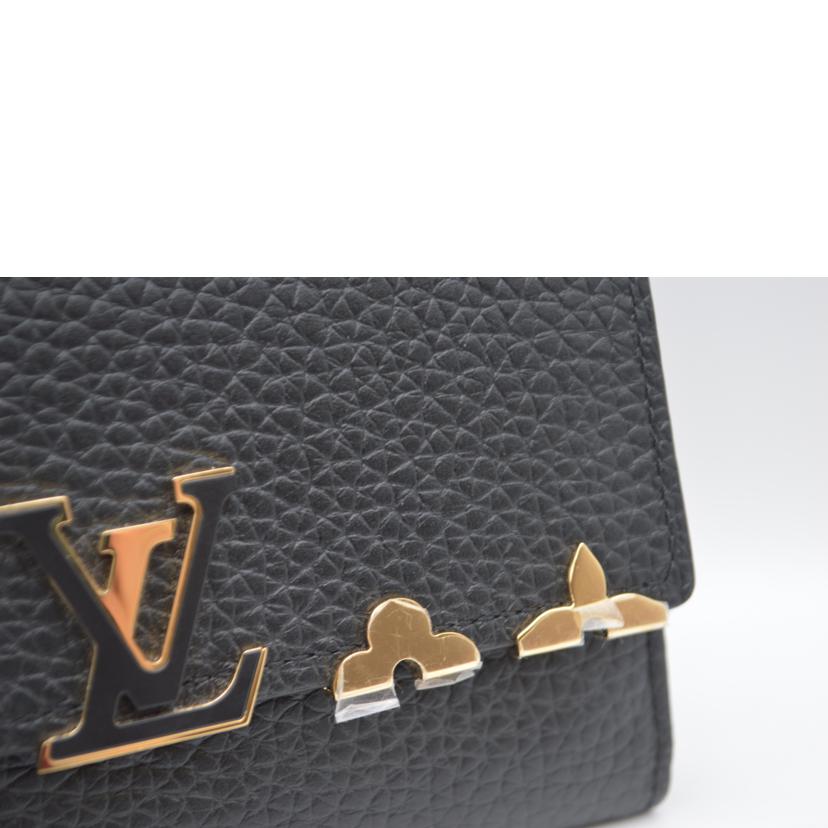 LOUIS VUITTON ルイヴィトン/ポルトフォイユ・カプシーヌコンパクト/トリヨンレザー/ノワール/M82764//RFI****/SAランク/89
