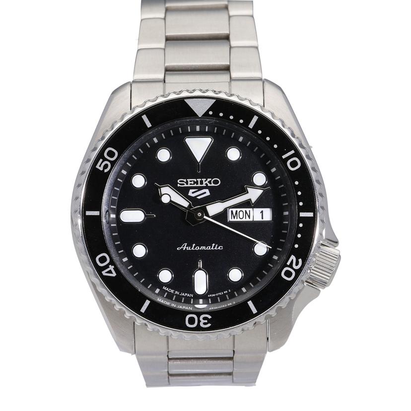 【送料お得】極美品♪★SEIKO/セイコー５スポーツ 24石 4R36-07G0 自動巻 メンズ腕時計 稼働品★ その他