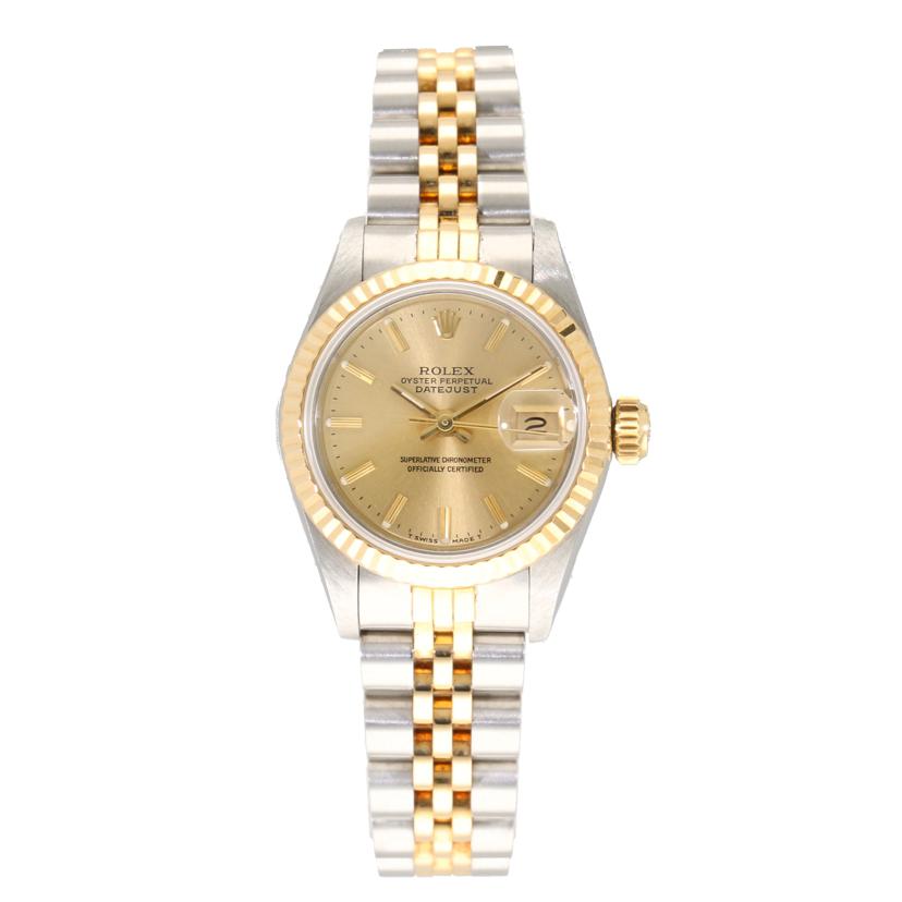 ROLEX ロレックス/デイトジャスト・レディース・シャンパン/SS×YG/R番/69173//R34***********/Aランク/24