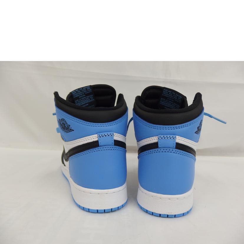 NIKE/GS Air Jordan 1 Retro High OG "University Blue/UNC Toe"/FD1437-400//ABランク/82
