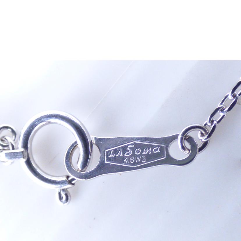 /K18/PT950ダイヤネックレス0.301監/PT950/K18WG//ABランク/64